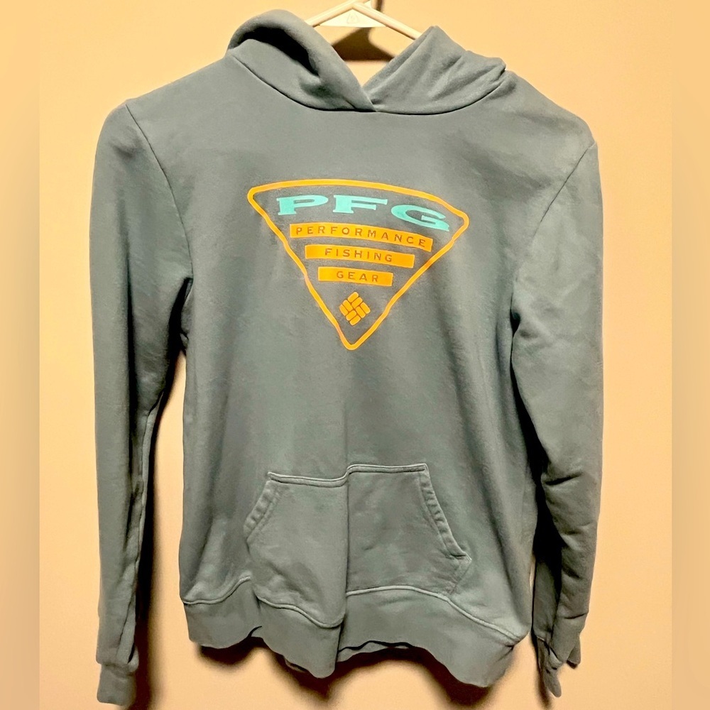 Columbia PFG sweatshirt light green size youth large